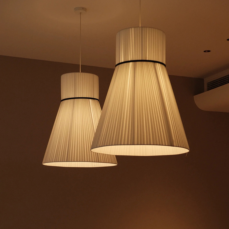 Japanese Home Bathroom Design - Japanese Wabi Sabi Cloth Chandelier Bar