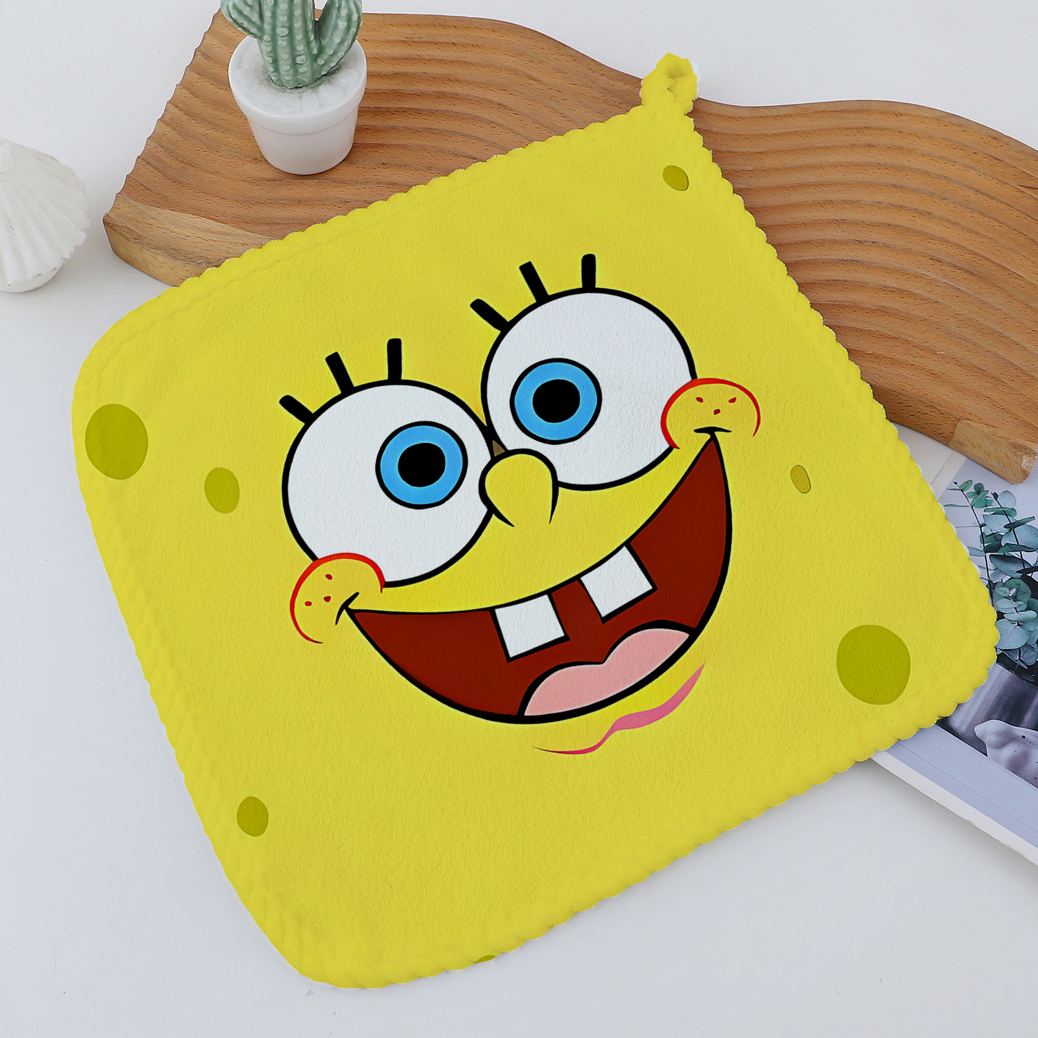 Home Bathroom Supplies - New SpongeBob SquarePants Hand Towel for