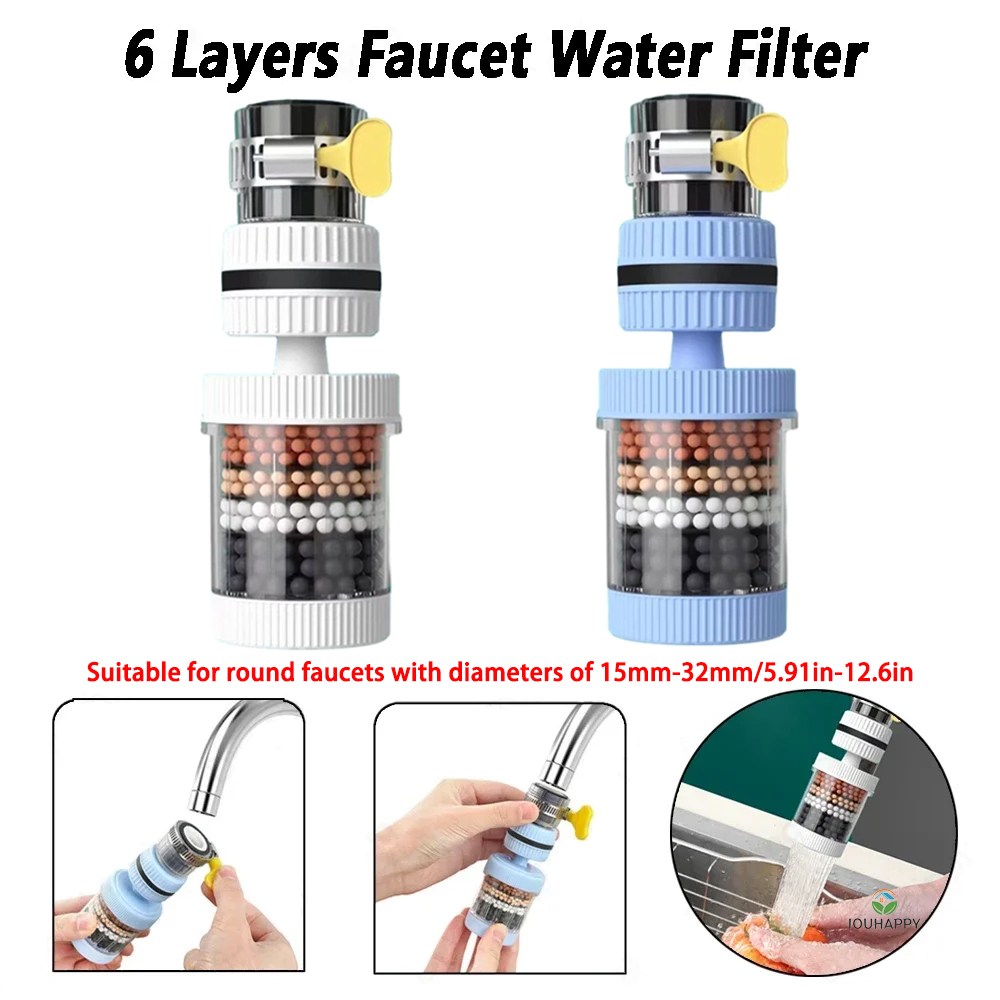 Universal Shower Faucet 6 Laye - مراجعة Shower Head Rain وسعره