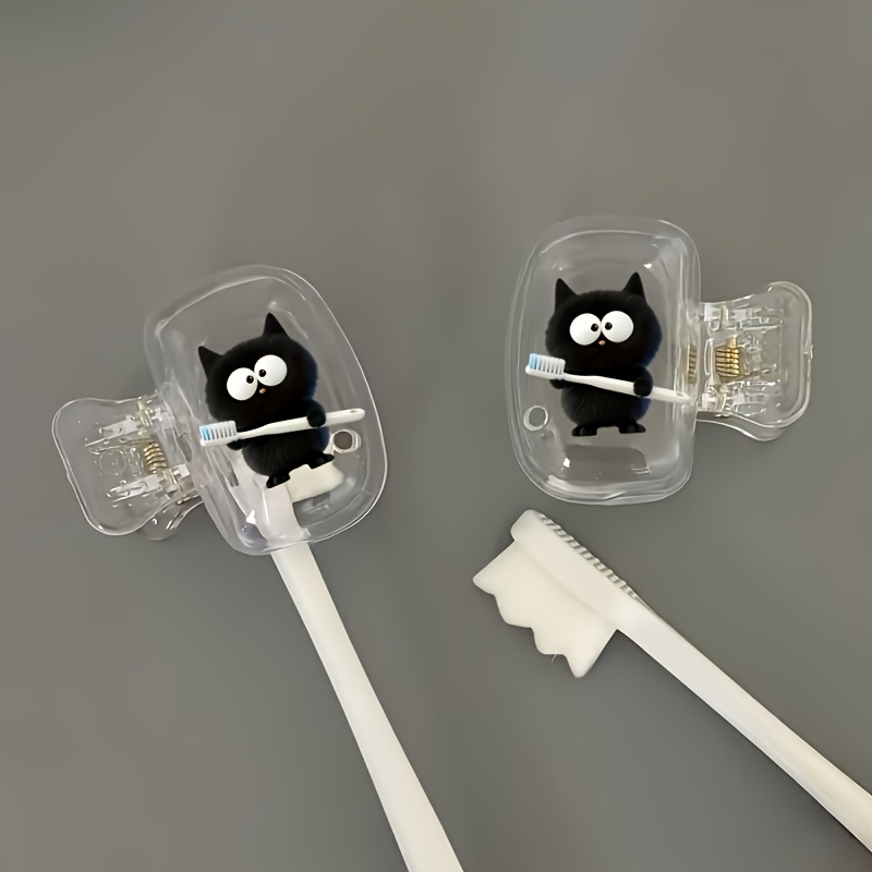 2Pcs Kitten Rose Toothbrush Co - مراجعة Home Bathroom Supplies وسعره