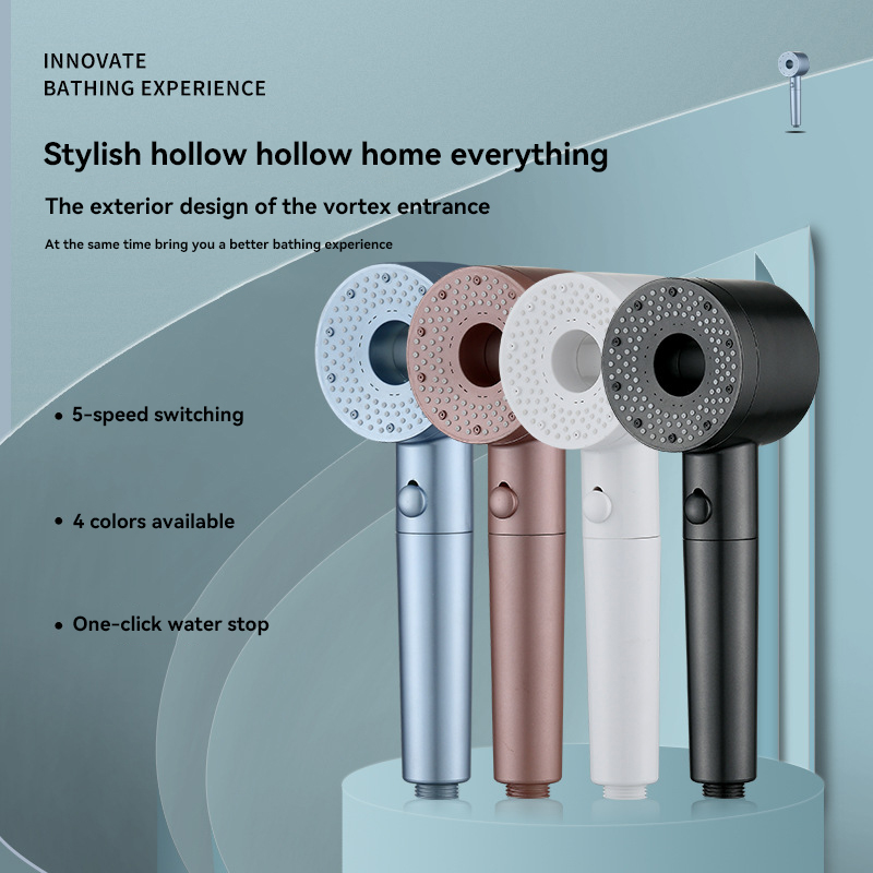 5 Modes Shower Head High Press - مراجعة Home Bathroom Upgrades وسعره