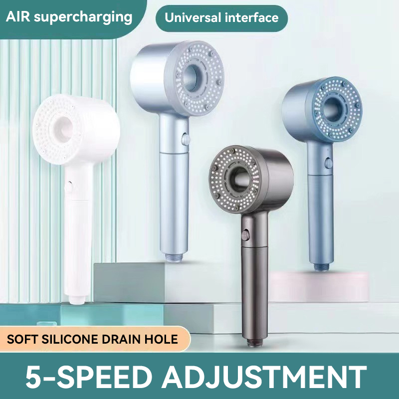 5 Modes Shower Head High Press - مراجعة Home Bathroom Upgrades وسعره