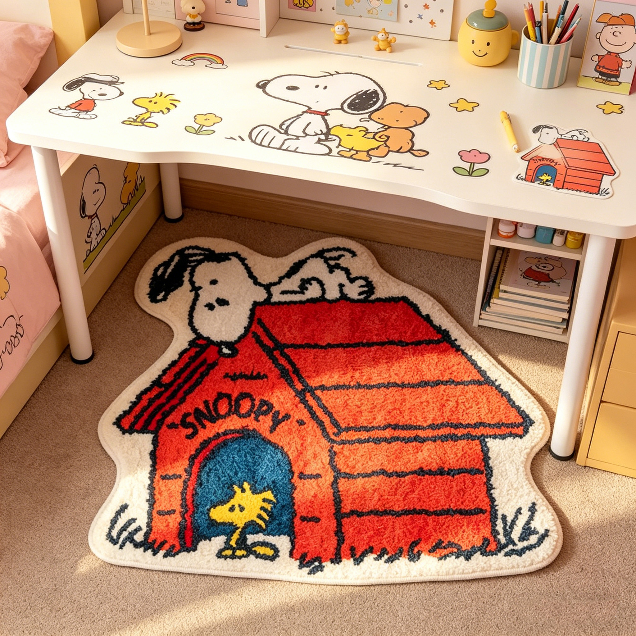 Cute Cartoon Snoopy House Shap - مراجعة Home Bathroom Supplies وسعره
