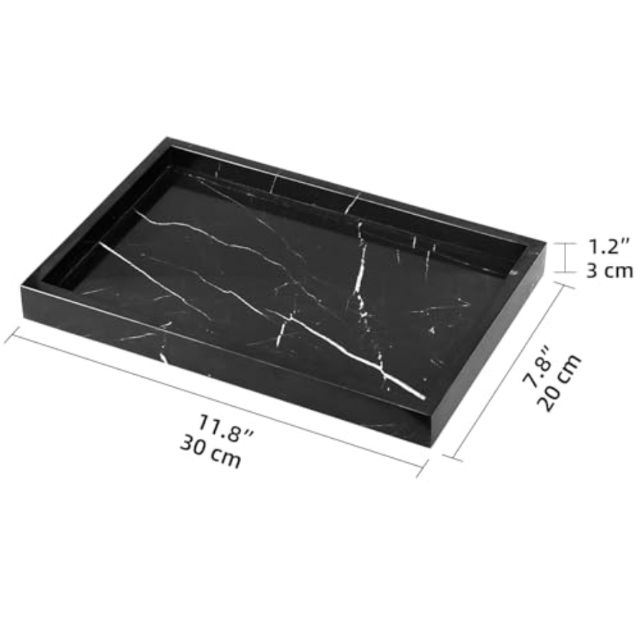 Marble Bathroom Vanity Tray, N - مراجعة Home For Bathroom وسعره