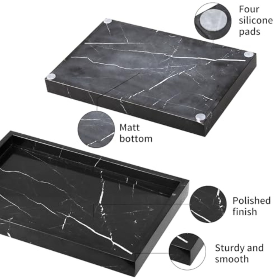 Marble Bathroom Vanity Tray, N - مراجعة Home For Bathroom وسعره
