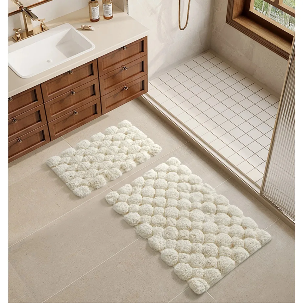 Ivory 2-Piece Cotton Bath Rug  - مراجعة Zara Home Bathroom Mat وسعره