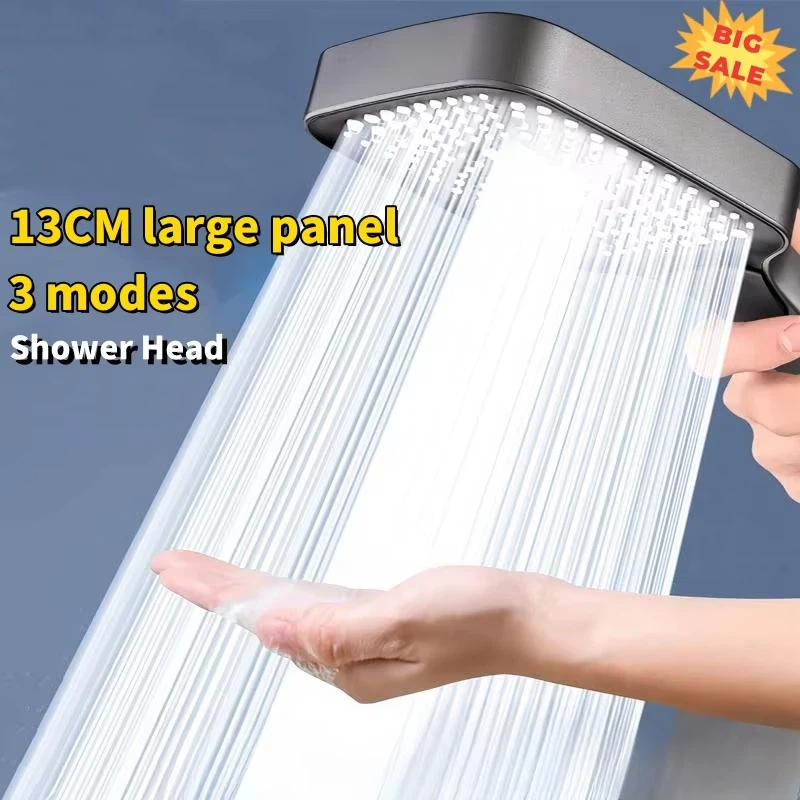 Large Panel Shower Head 13cm H - مراجعة Home Bathroom Upgrades وسعره