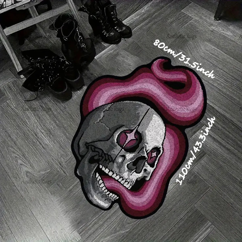 VIKAMA garbage rock style skel - مراجعة Zara Home Bathroom Mat وسعره