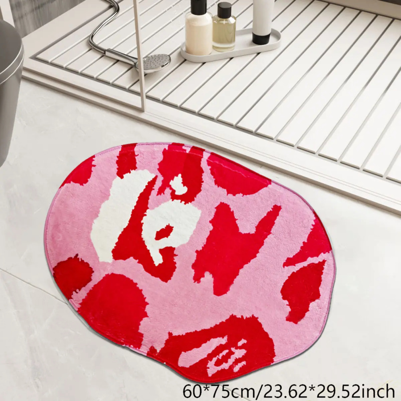 VIKAMA Pink Irregular Bathroom - مراجعة Zara Home Bathroom Mat وسعره