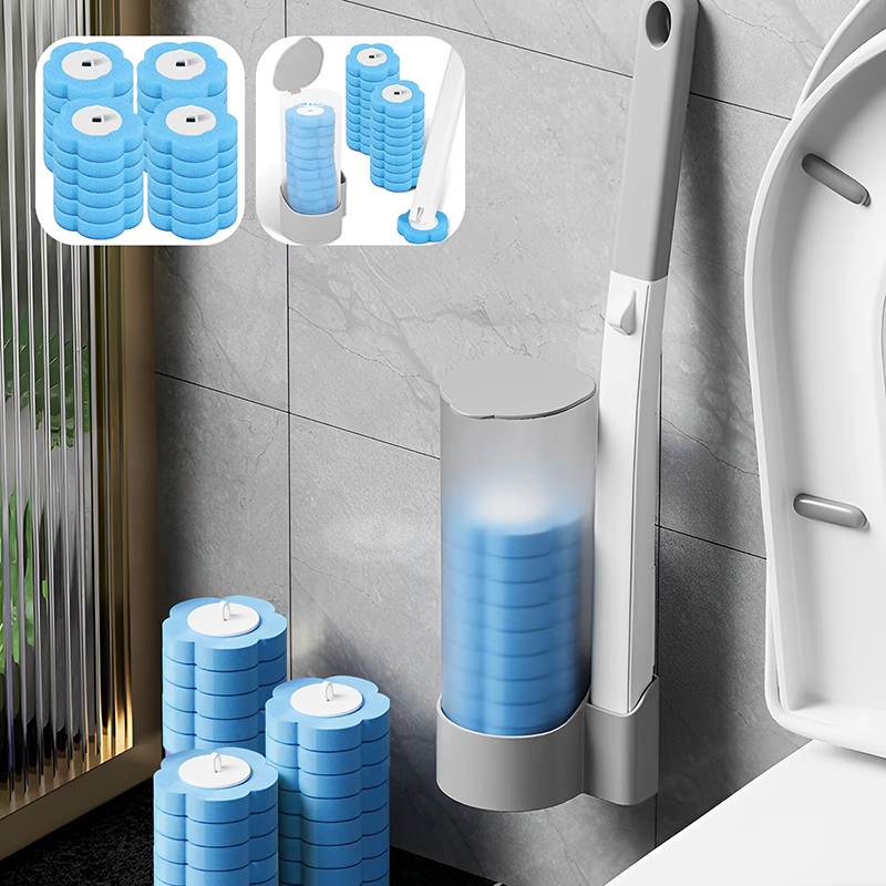 12/18Pcs Toilet Brush With Dis - مراجعة Home Bathroom Upgrades وسعره