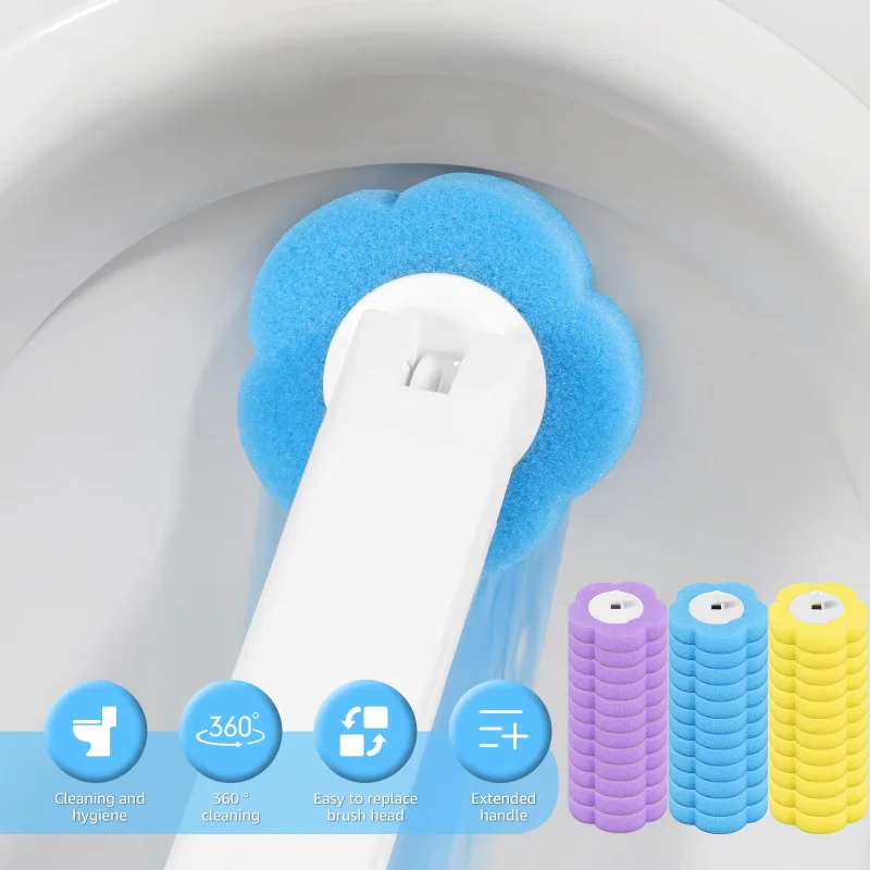 12/18Pcs Toilet Brush With Dis - مراجعة Home Bathroom Upgrades وسعره
