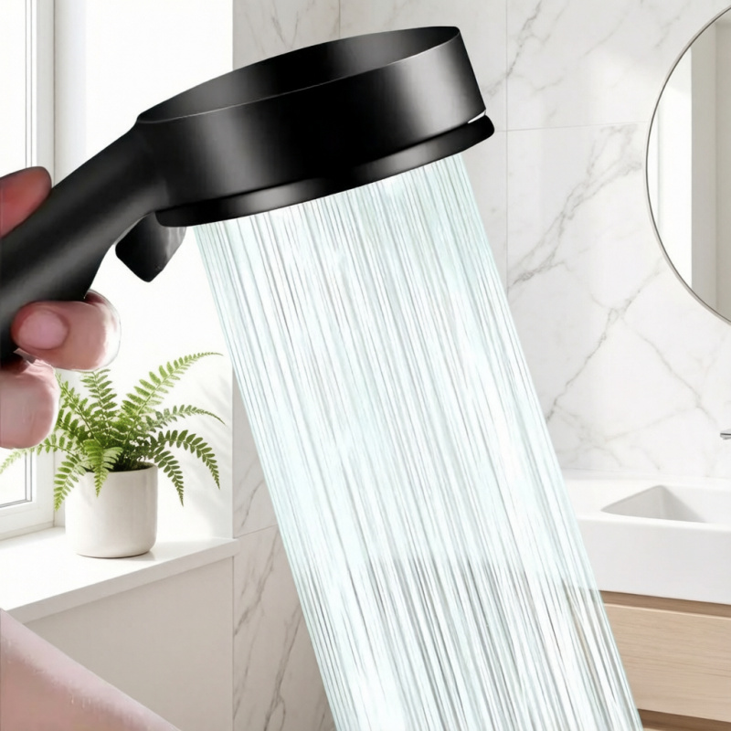 High Pressure Shower Head with - مراجعة Home Bathroom Upgrades وسعره