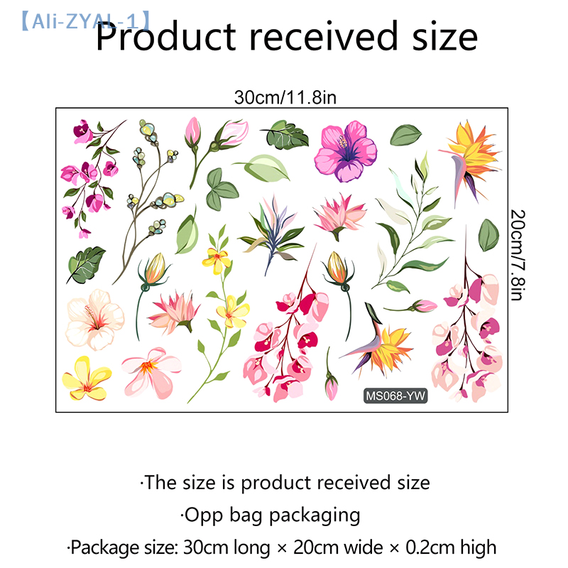 【ZYAL-1】Floral Mirror Stickers - مراجعة Jet Home Bathroom Mirrors وسعره