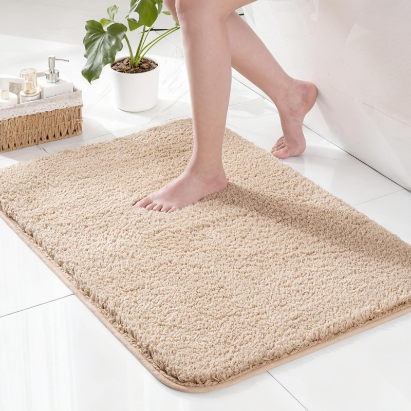 VIKAMA Multi Size Navy Blue Ba - مراجعة Zara Home Bathroom Mat وسعره