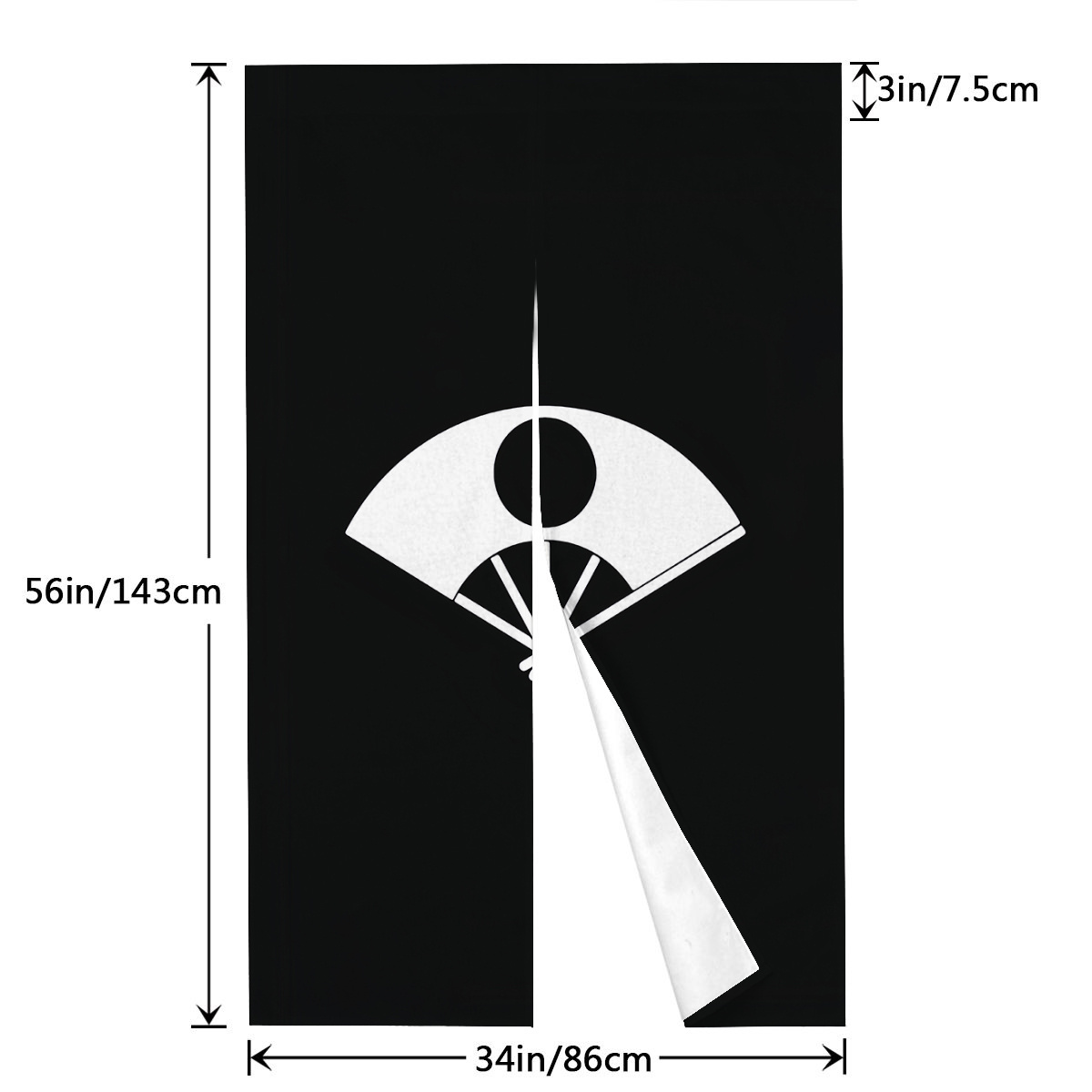 1pc Japanese-Style Door Curtai - مراجعة Japanese Home Bathroom Design وسعره