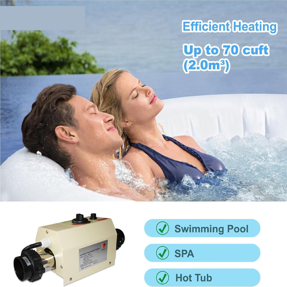 3KW Mini Electric Water Heater - مراجعة Home Bathroom Jacuzzi وسعره