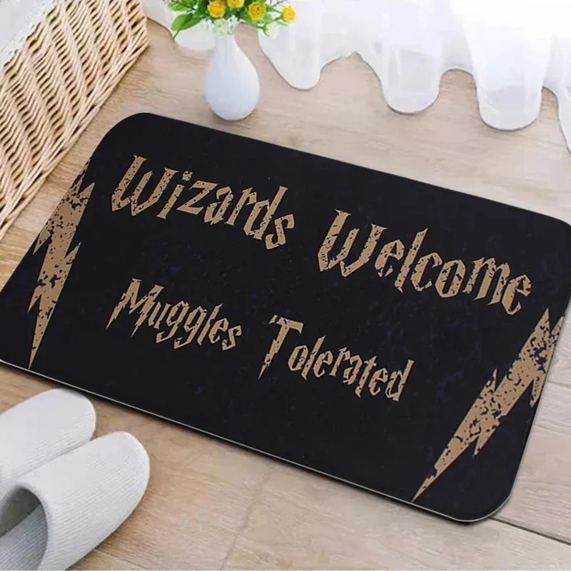 Retro Welcome Doormat Gothic E - مراجعة Zara Home Bathroom Mat وسعره