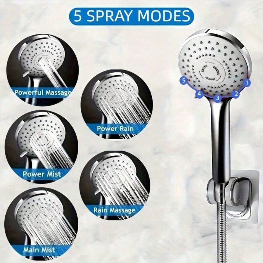 8-Inch High Pressure Rain Show - مراجعة Home For Bathroom وسعره