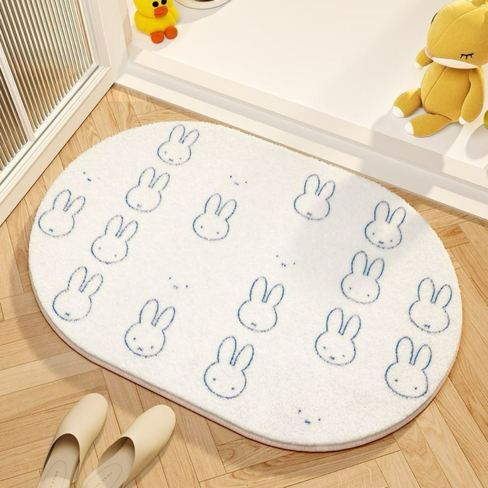 Miffy Cartoon Floor Mat Soft I - مراجعة Home Bathroom Supplies وسعره