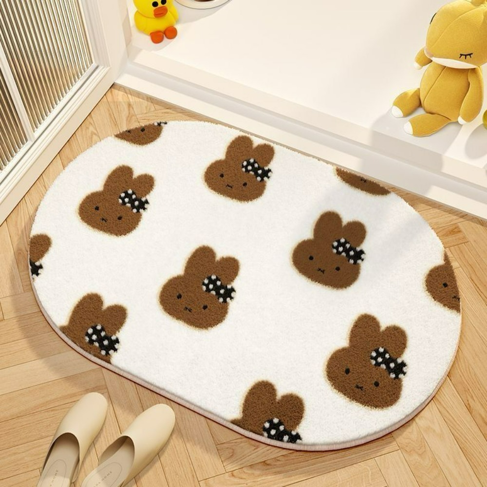 Miffy Cartoon Floor Mat Soft I - مراجعة Home Bathroom Supplies وسعره