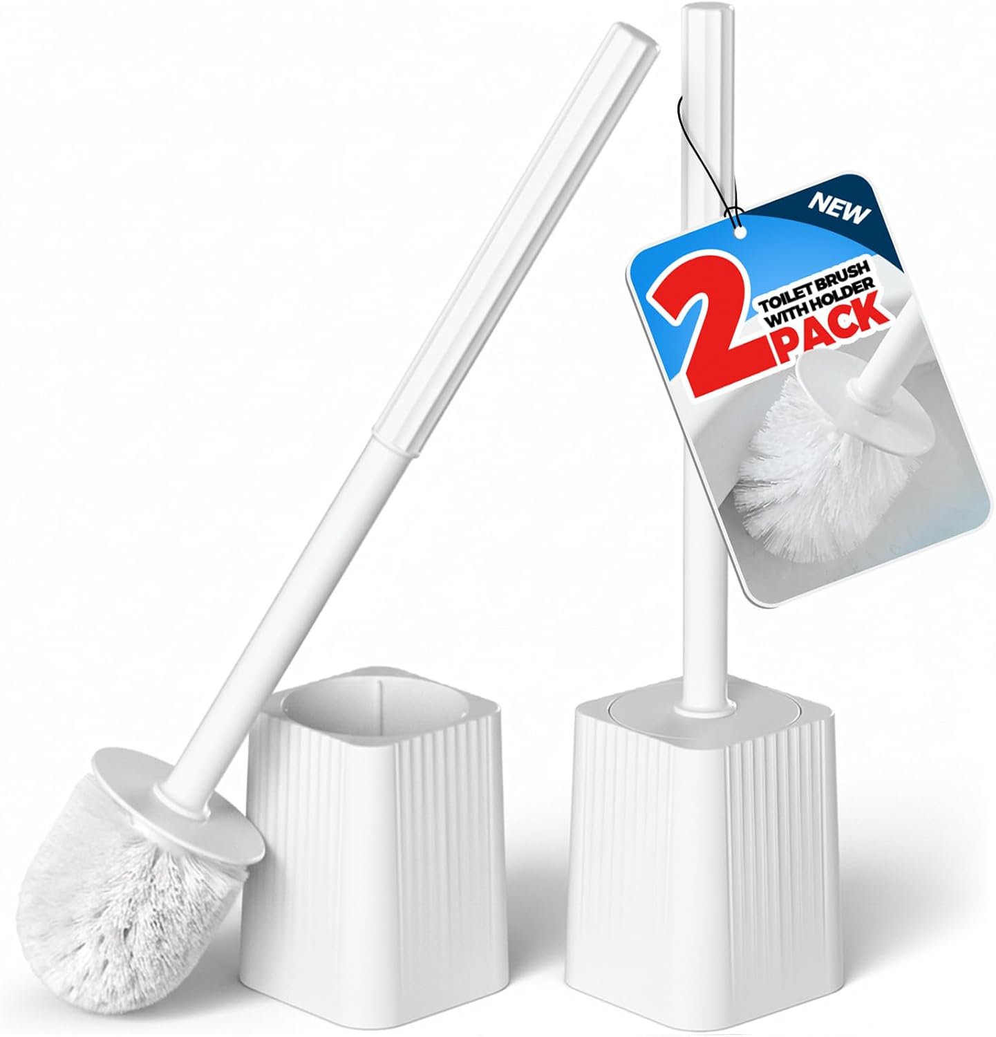 2Pack Toilet Bowl Brush and Ho - مراجعة Home Bathroom Supplies وسعره