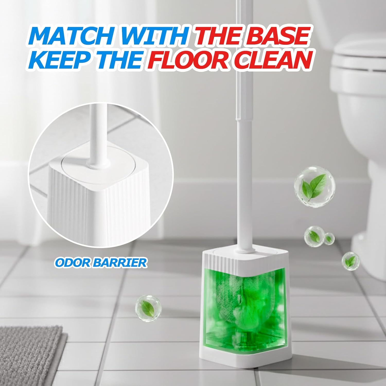 2Pack Toilet Bowl Brush and Ho - مراجعة Home Bathroom Supplies وسعره