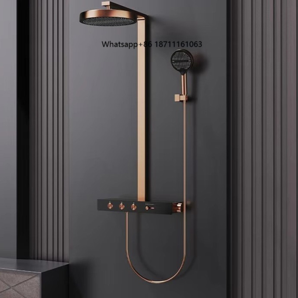 Copper Body Modern Design Wall - مراجعة Shower Head Rain وسعره