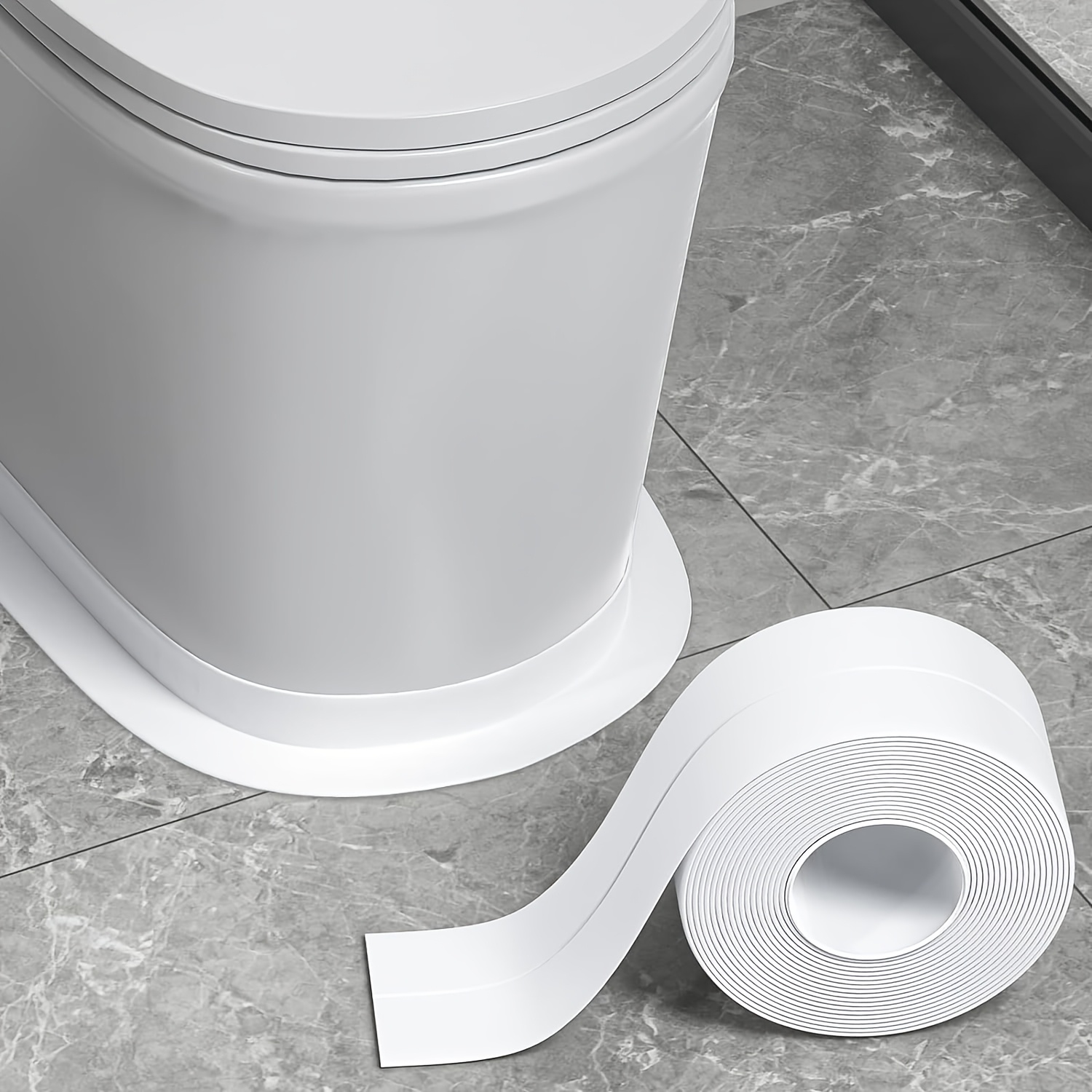 1 Roll of Waterproof Tape for  - مراجعة Home Bathroom Supplies وسعره