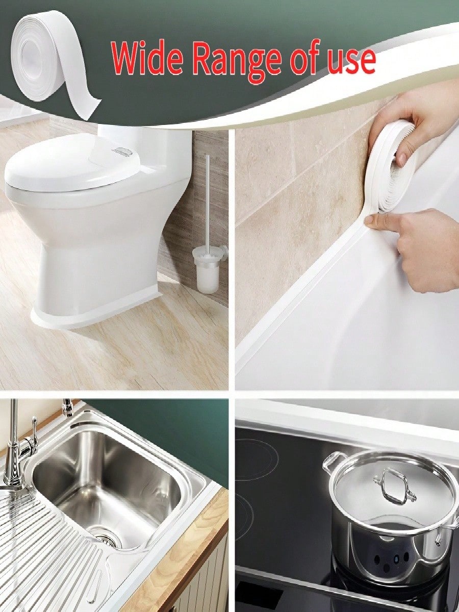 1 Roll of Waterproof Tape for  - مراجعة Home Bathroom Supplies وسعره