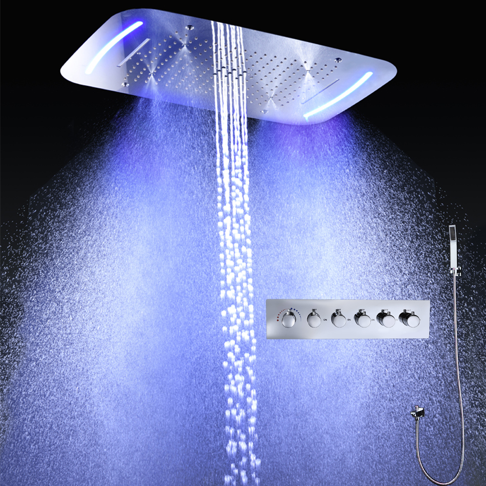 Bathroom Rain Shower Luxury LE - مراجعة Shower Head Rain وسعره