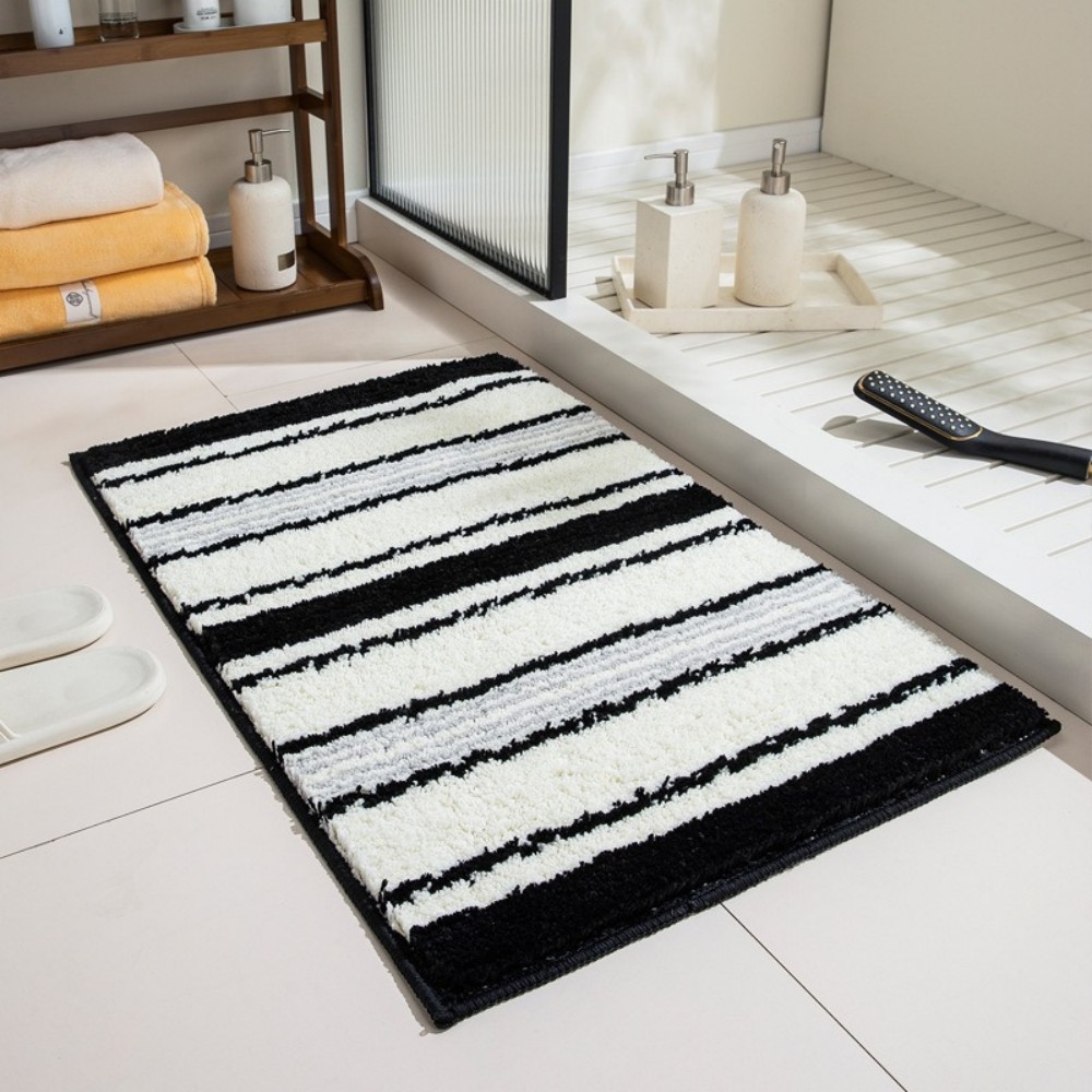 VIKAMA Minimalist Korean-Style - مراجعة Zara Home Bathroom Mat وسعره