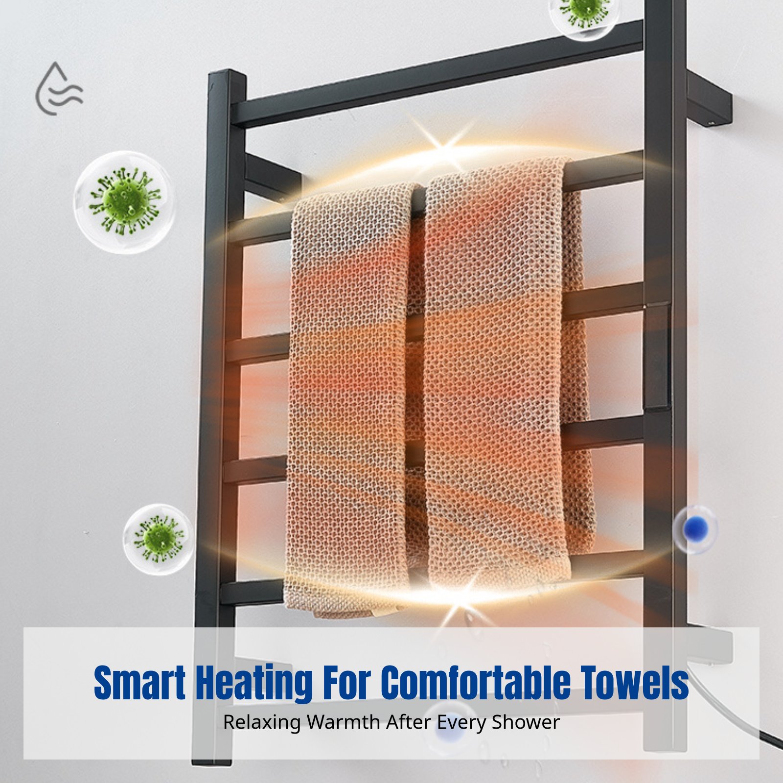 Smart Electric Towel Rack, Hea - مراجعة Home For Bathroom وسعره