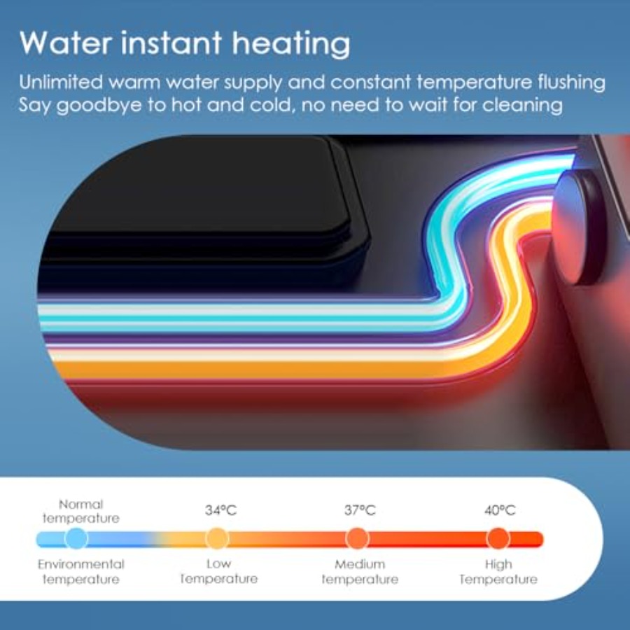 Electronic bidet toilet seat f - مراجعة Home For Bathroom وسعره