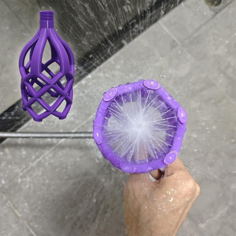 @1Pcs Full Cleaning Massage Sp - مراجعة Shower Head Rain وسعره