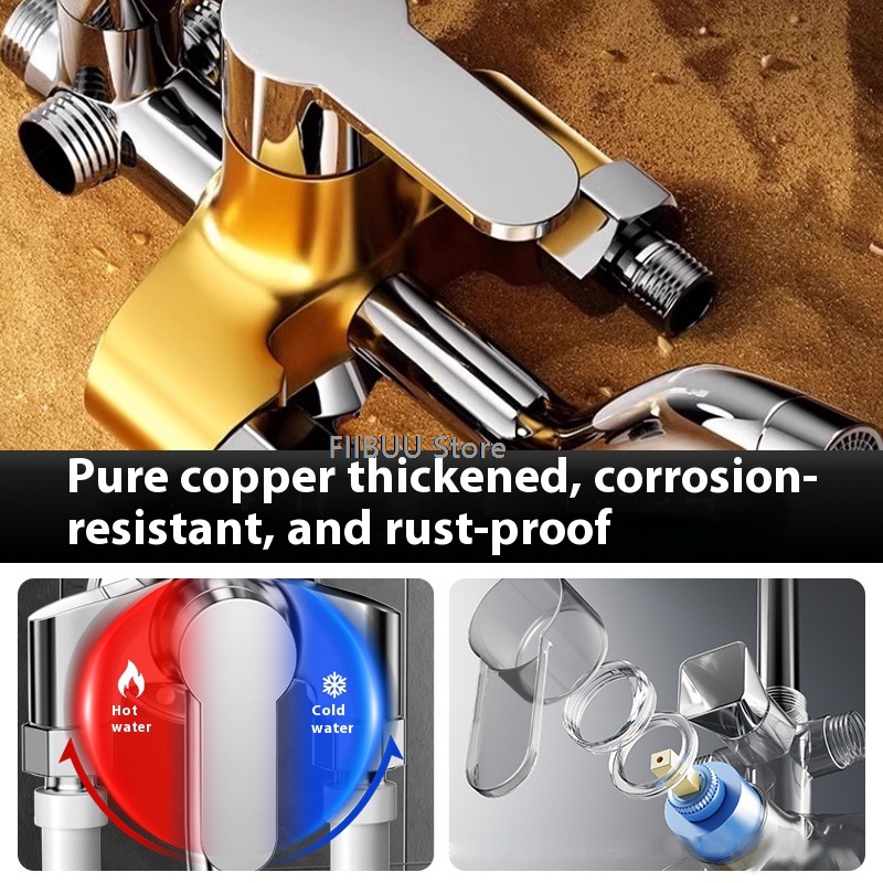 High Pressurized Shower System - مراجعة Shower Head Rain وسعره