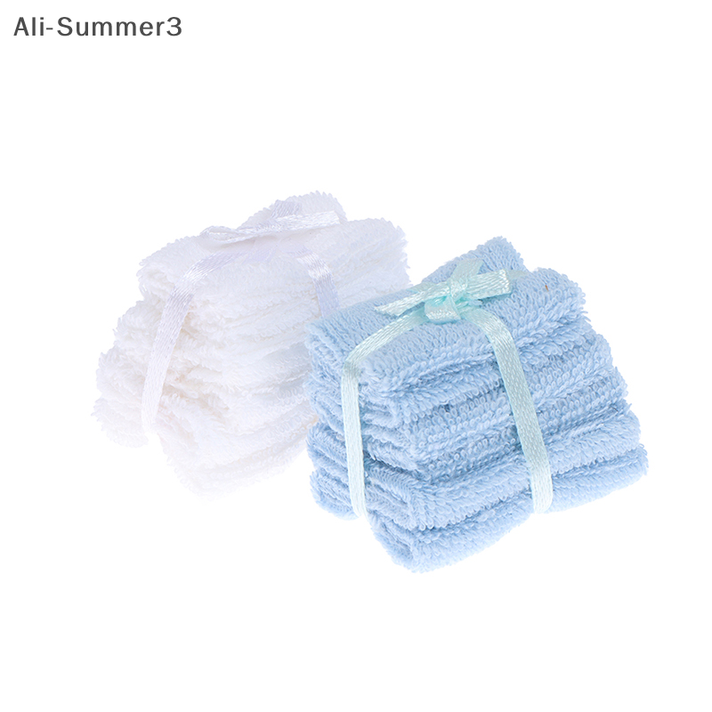 1:12 Dollhouse Miniature Towel - مراجعة Home Bathroom Supplies وسعره