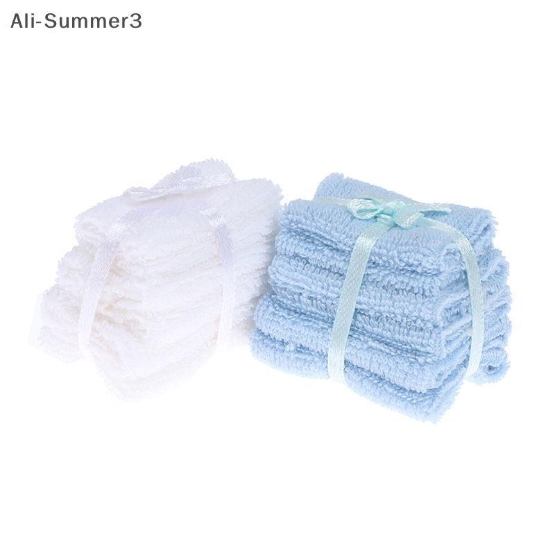1:12 Dollhouse Miniature Towel - مراجعة Home Bathroom Supplies وسعره