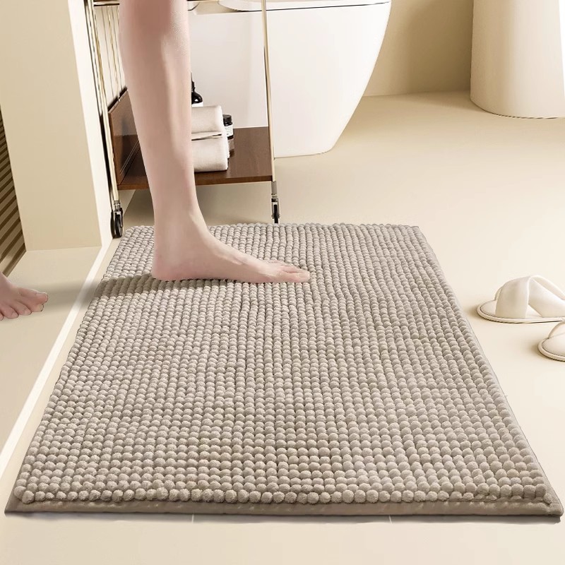 Short-haired Chenille Floor Ma - مراجعة Zara Home Bathroom Mat وسعره