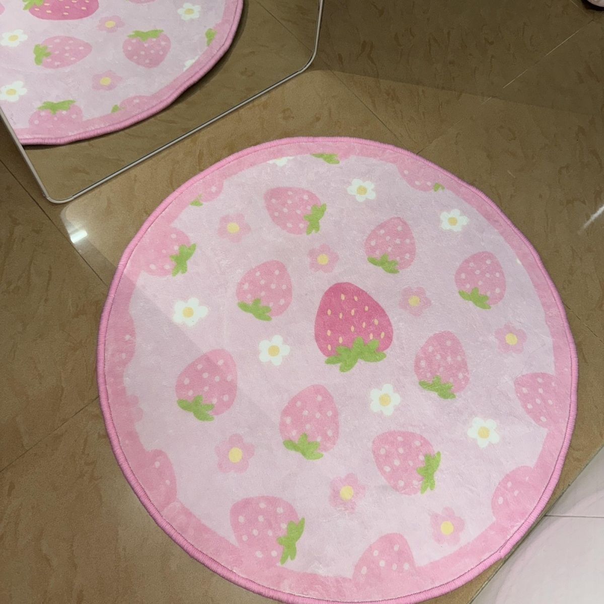 VIKAMA Sweet Strawberry Floor  - مراجعة Zara Home Bathroom Mat وسعره
