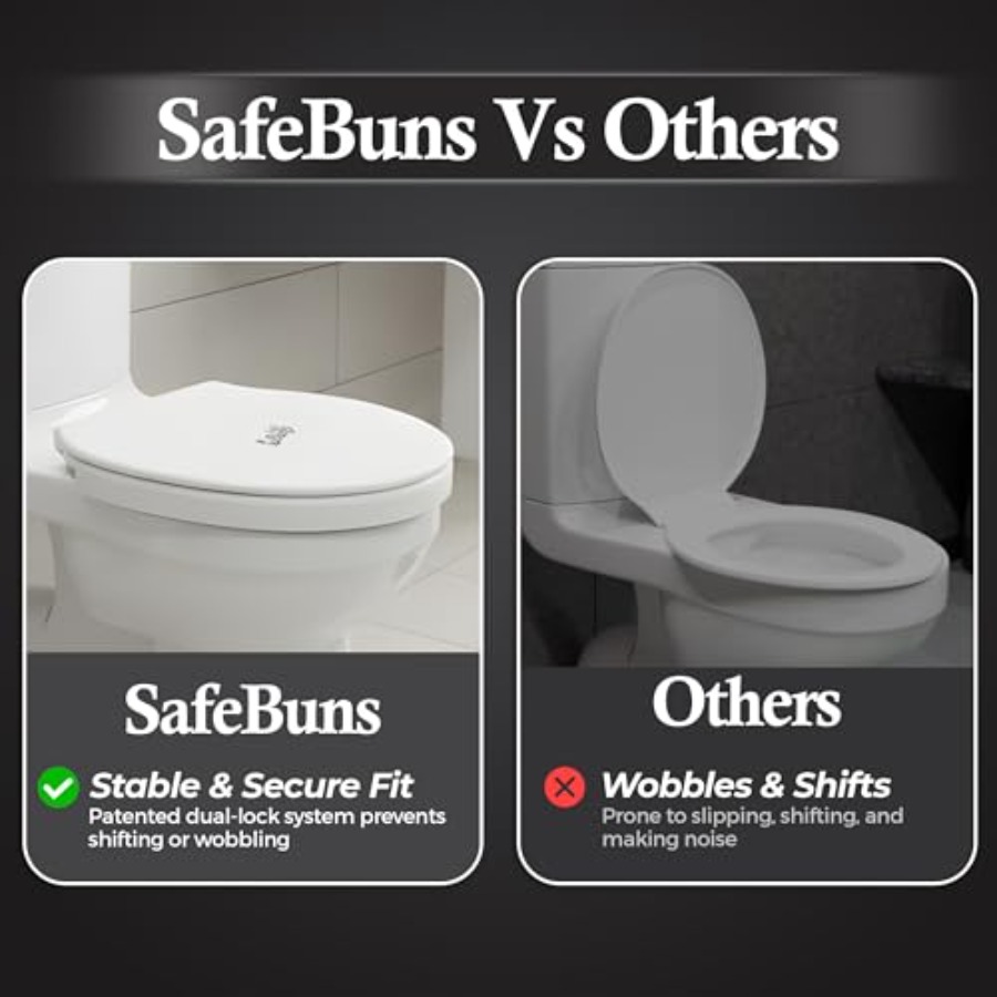 SafeBuns soft close round toil - مراجعة Home For Bathroom وسعره