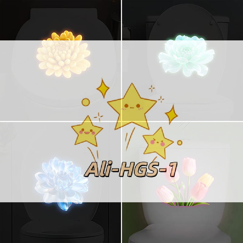 Glow In The Dark Floral Toilet - مراجعة Home Bathroom Upgrades وسعره
