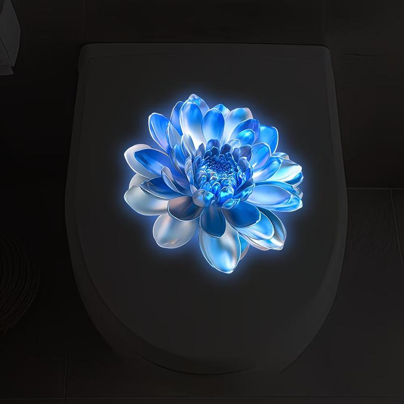 Glow In The Dark Floral Toilet - مراجعة Home Bathroom Upgrades وسعره