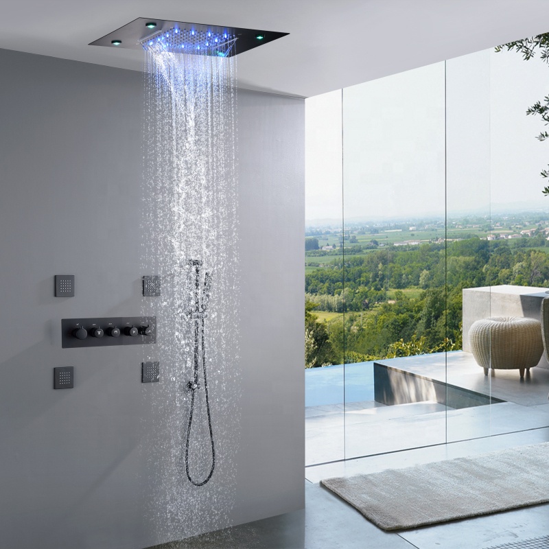 Matte Black Bath & Shower Fauc - مراجعة Shower Head Rain وسعره