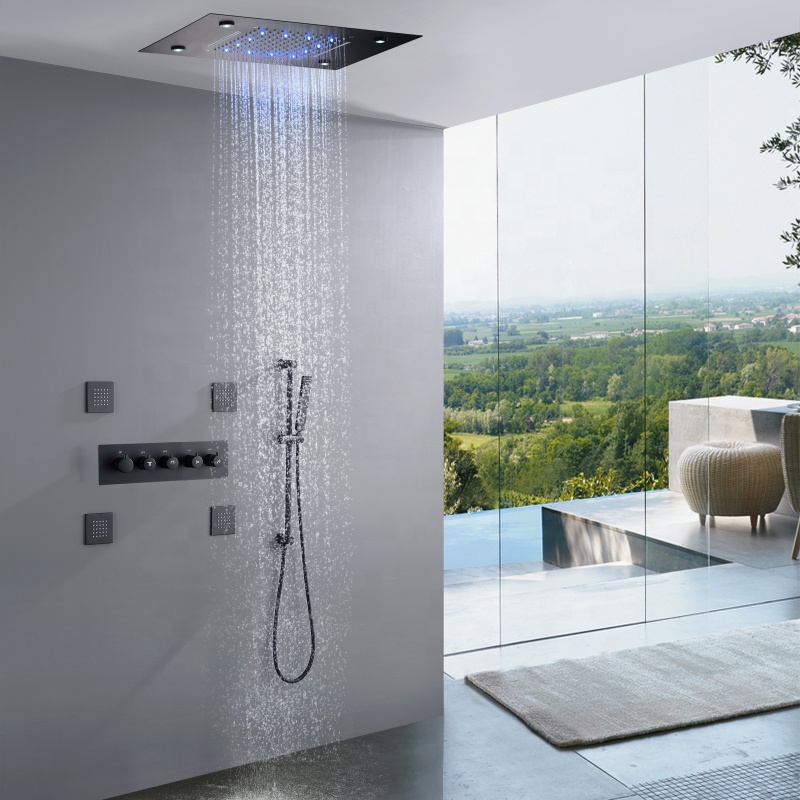Matte Black Bath & Shower Fauc - مراجعة Shower Head Rain وسعره