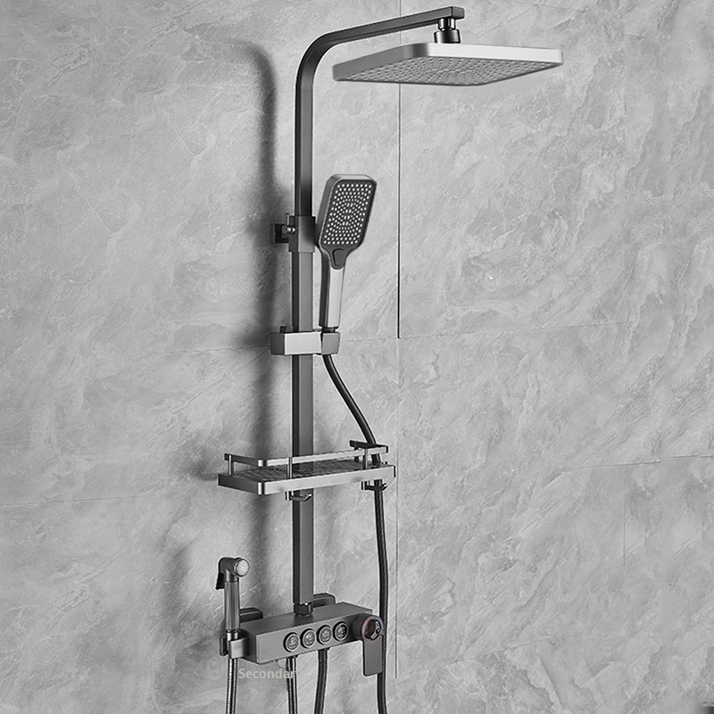 Stainless Steel Shower Set Ant - مراجعة Shower Head Rain وسعره