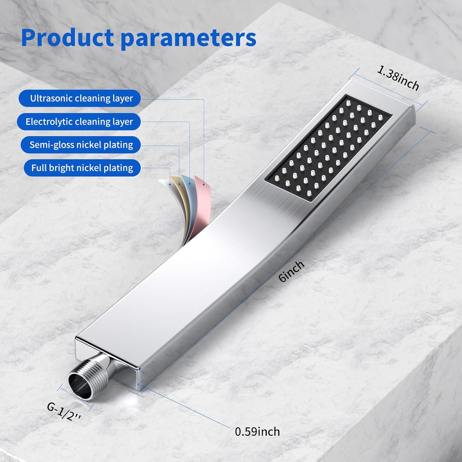 High Quality Toilet Shower Hea - مراجعة Shower Head Rain وسعره