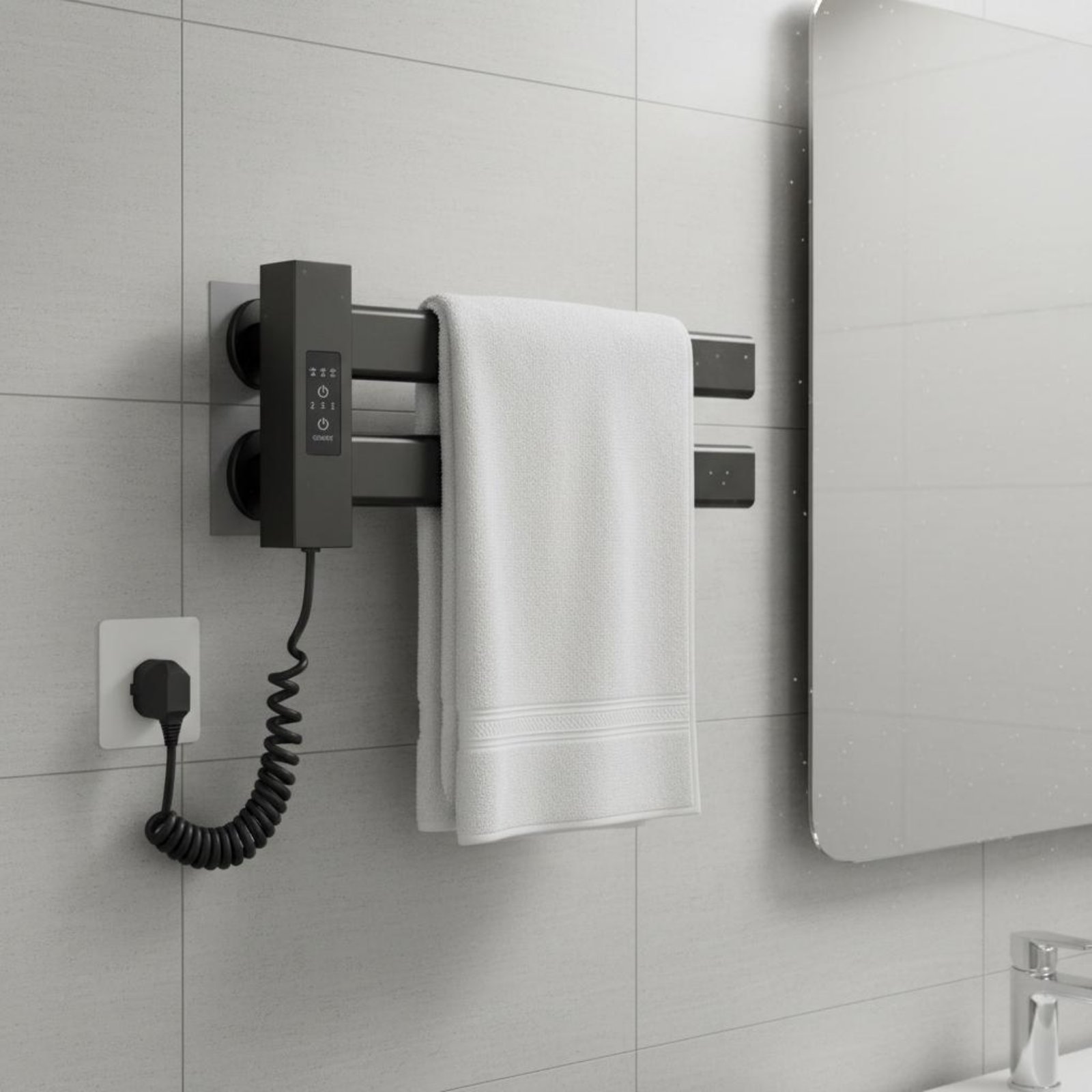 Smart Towel Heating Rack Quick - مراجعة Home For Bathroom وسعره