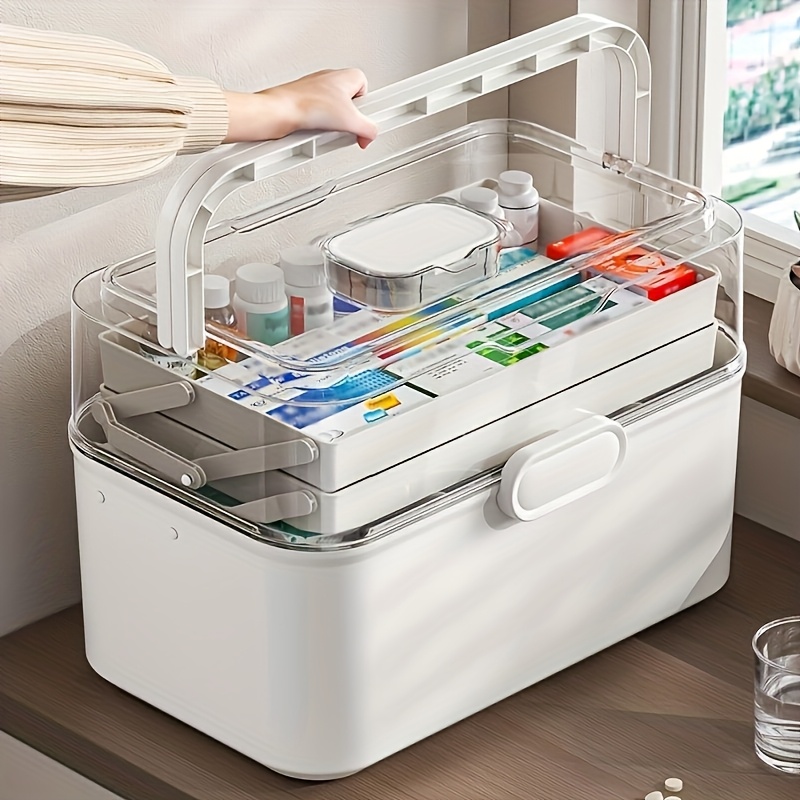 Large Capacity Clear Lid Medic - مراجعة Home Bathroom Supplies وسعره