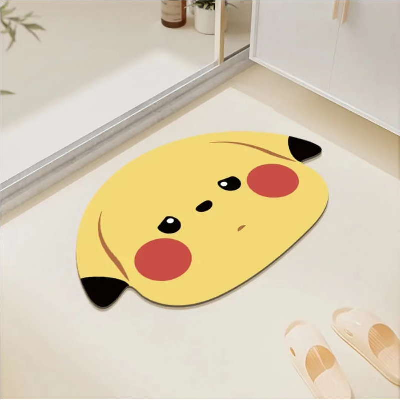 VIKAMA Alien Cartoon Diatom Mu - مراجعة Zara Home Bathroom Mat وسعره