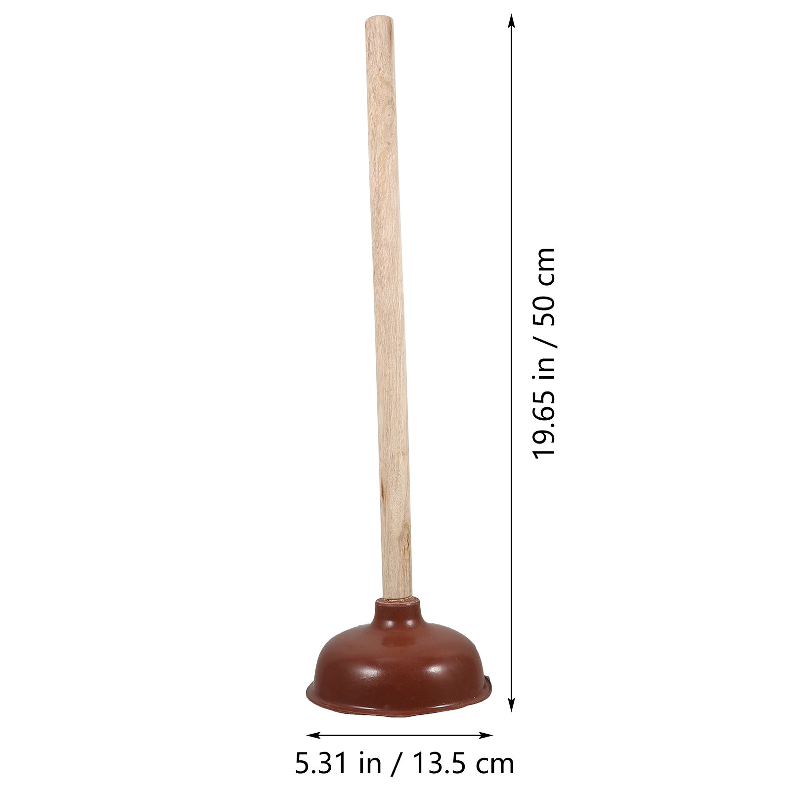 Wooden Rubber Toilet Plunger C - مراجعة Home Bathroom Supplies وسعره